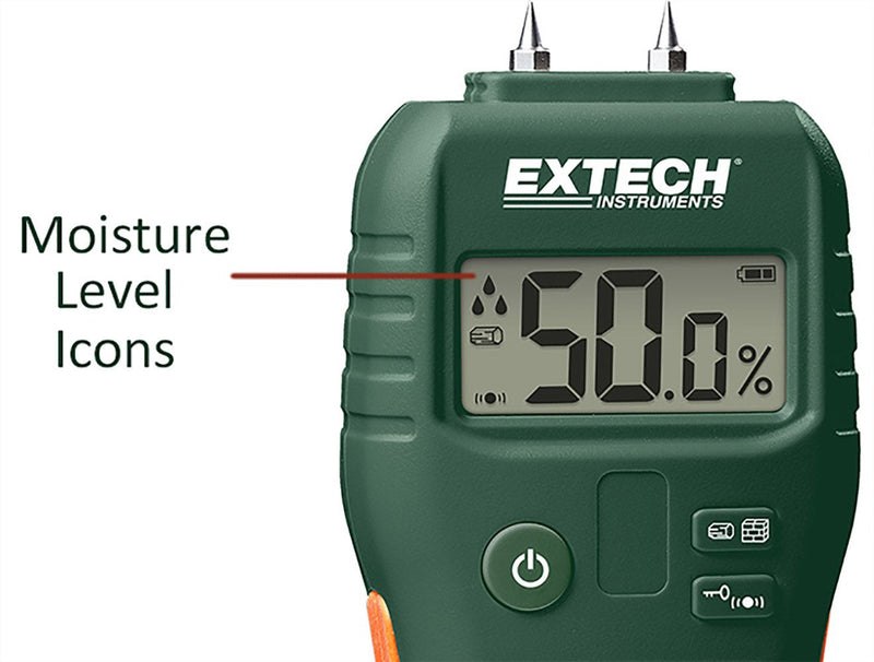 [Australia - AusPower] - Extech MO50 Compact Pin Moisture Meter 