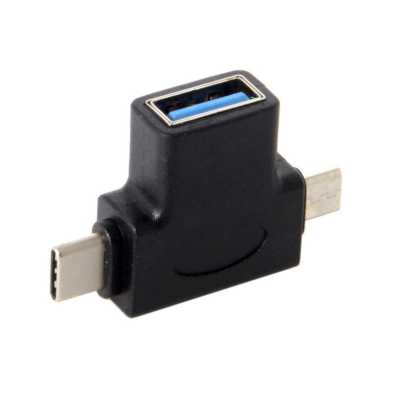 [Australia - AusPower] - Xiwai USB 3.1 Type-C & Micro USB Combo to USB 2.0 A Female OTG Data Host Adapter 