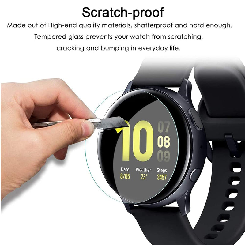 [Australia - AusPower] - High Sensitivity Hydrogel Screen Protector for Samsung Galaxy Watch Active 2 40MM SM-R830 , 6pcs Smart Watch Transparent Soft Protection Film [Clear HD] [Anti-Bubble] [Case Friendly] (Not Tempered Glass) 