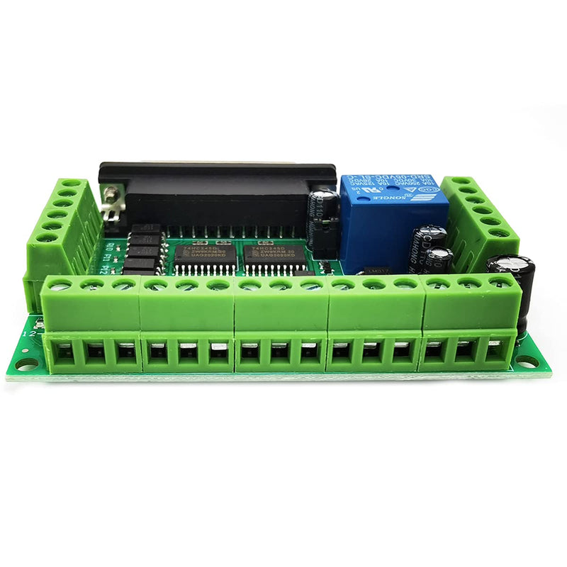 [Australia - AusPower] - KIRO&SEEU 5 Axis CNC Interface Adapter Breakout Board for Stepper Motor Driver Mach3 +DB25 