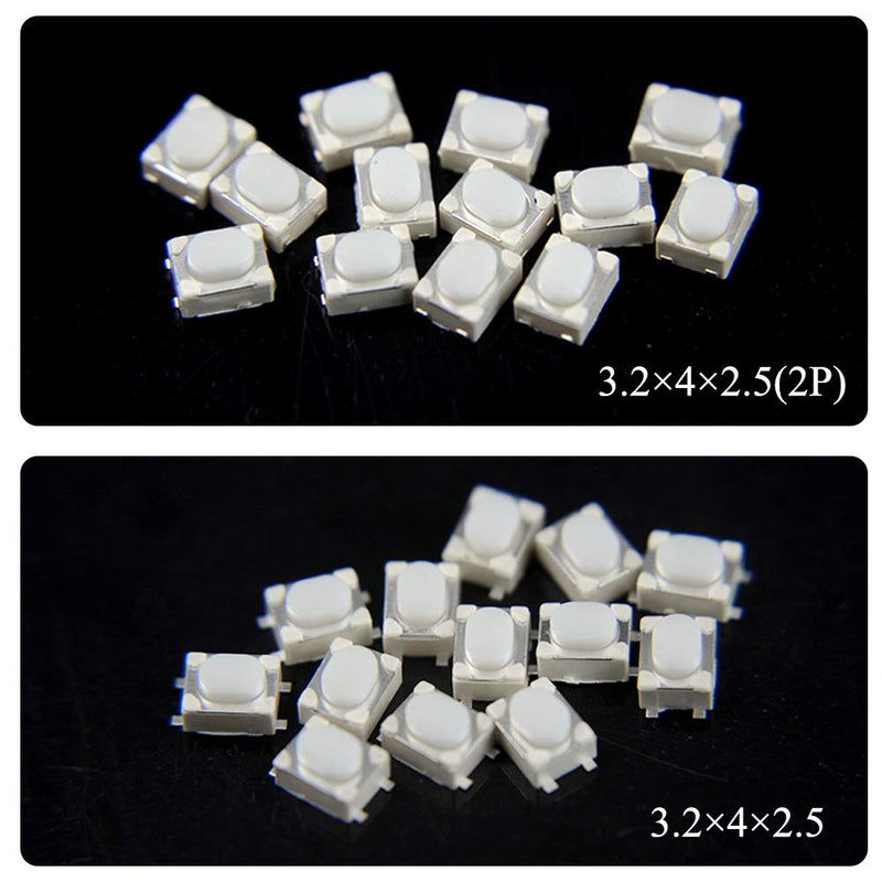 [Australia - AusPower] - WMYCONGCONG 300 Pcs Tactile Push Button Switch Micro Momentary Tactile Assortment Kit for Car Remote Control 