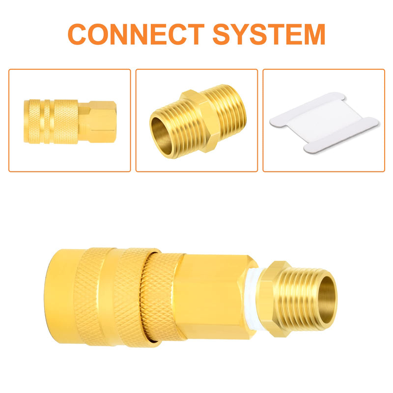 [Australia - AusPower] - GASHER 1PCS Brass Pipe Fitting, Reducing Hex Nipple, 1-Inch Male Pipe x 1-Inch Male Pipe 1" x 1" MNPT 