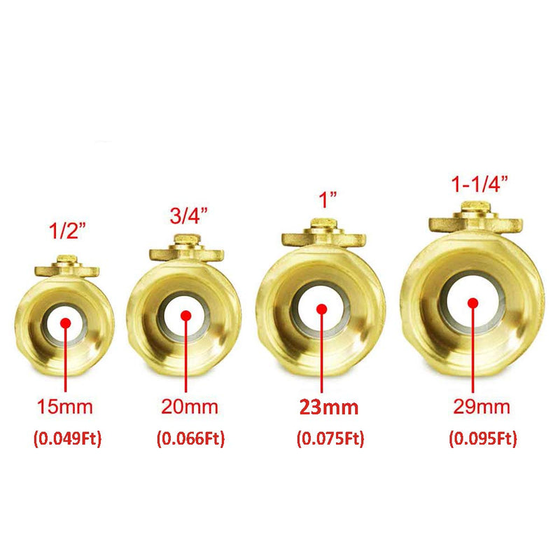 [Australia - AusPower] - HSH-Flo 2 Way 1/2" 3/4" 1" 1-1/4" 110-230VAC Brass On/Off Auto Return Electrical Position Feedback Motorized Ball Valve (1 Inch) 1 Inch 