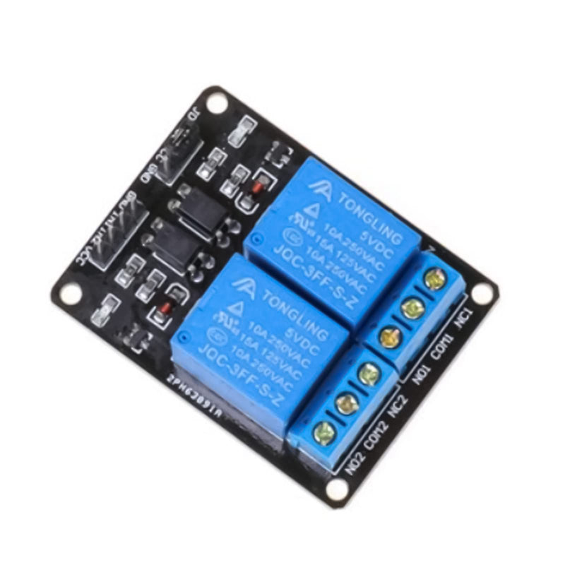 [Australia - AusPower] - #10Gtek# 12V Two Channel Relay Module with optocoupler Isolated, high Low Level Trigger 12V 2 Channel x2 
