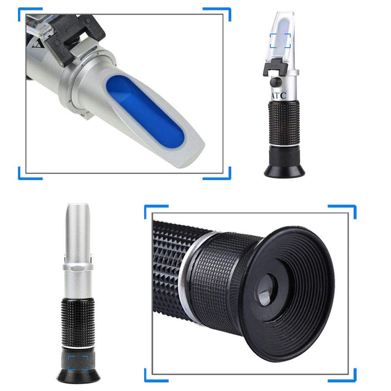 [Australia - AusPower] - Antifreeze Refractometer Displaying in Fahrenheit for Checking Freezing Point of Automobile Antifreeze Systems and Battery Fluid Condition. Battery Acid, Glycol, Coolant, Antifreeze Tester 