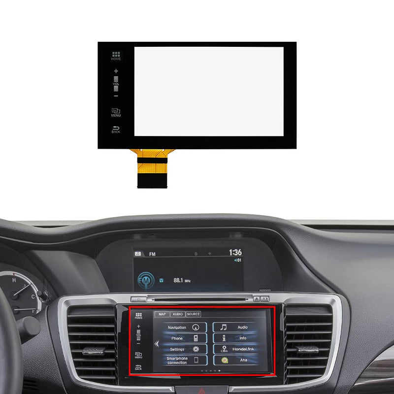 [Australia - AusPower] - BENET, 7In Touch Screen Digitizer Compatible with Honda Accord Radio Navigation Display 20162017 