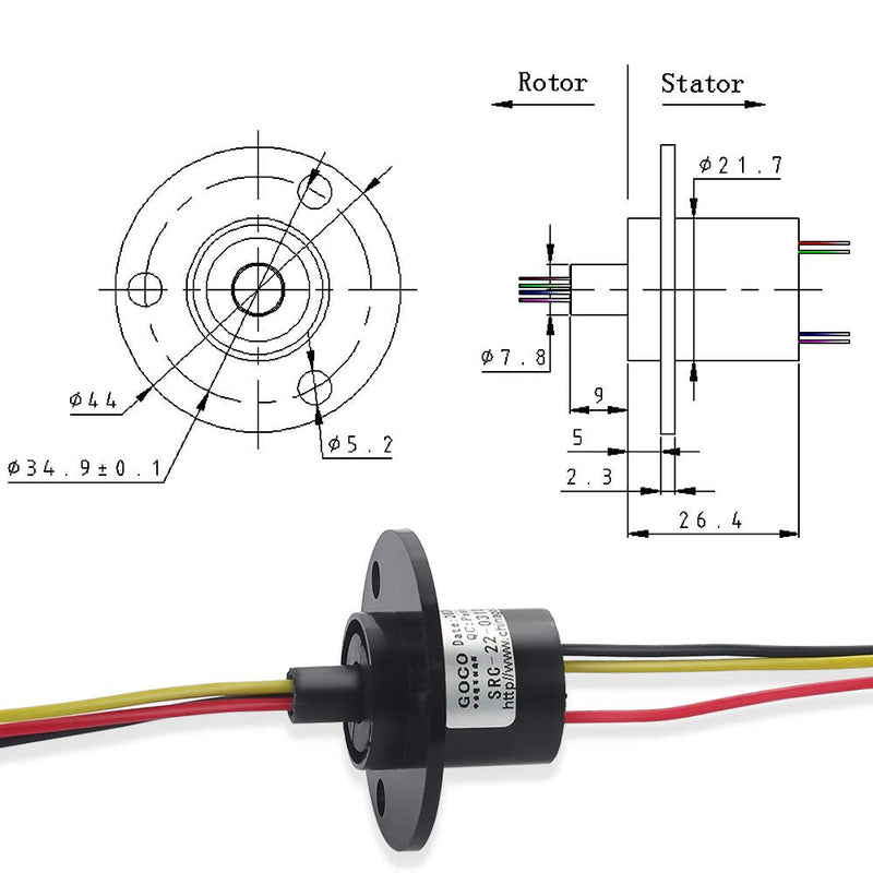 [Australia - AusPower] - Sliprings 3wire10A 