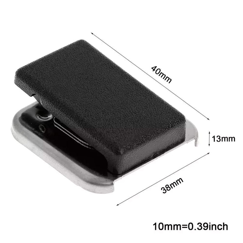 [Australia - AusPower] - 2Pack Belt Clip Compatible with Motorola Replacement Microphone Clip PMMN4013 PMMN4013A PMMN4021A PMMN4021 PMMN4022 PMMN4022A PMMN4025 PMMN4025A Handheld Speaker Microphone MIC Two Way Radio Accessory 
