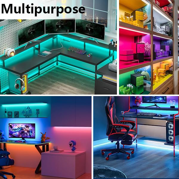 [Australia - AusPower] - MDeeã€‘Type C Powered 5mm 5V COB LED Strip Tape Dimmable Flexible Light with 320 LEDs/m, Ideal for TV, Bedroom, Kitchen Cabinet, Closet, Cuttable and Shapeable White 6.56ft/2m (6000K) 6000K TypeC5V-Control-6.56ft/2m 