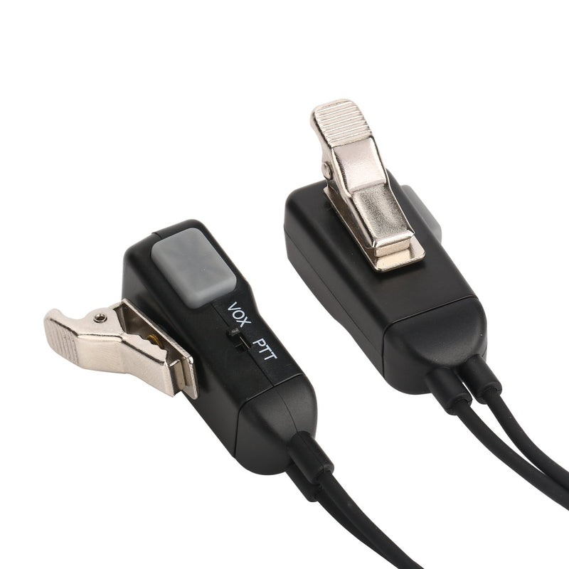 [Australia - AusPower] - Two Way Radio Earpiece Compatible Midland Ear-Clip Headset for Midland Walkie Talkie Earpiece(2 Packs) 