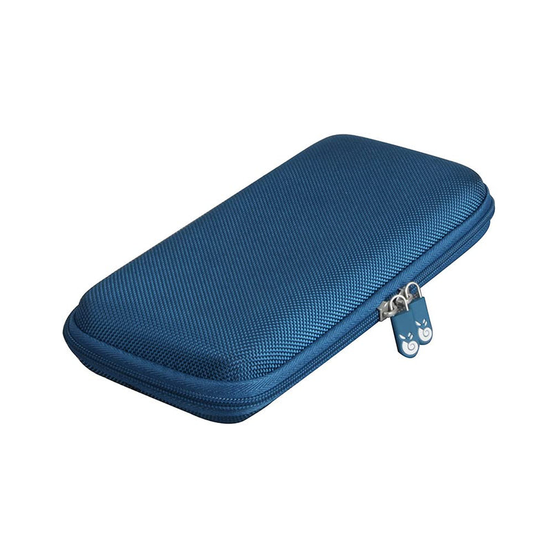 [Australia - AusPower] - Hermitshell Hard Travel Case for Samsung T5 Portable SSD 250GB 500GB 1TB 2TB USB 3.1 External Solid State Drive (Case for 3 Hard Drives, Dark Blue) Case for 3 hard drives 