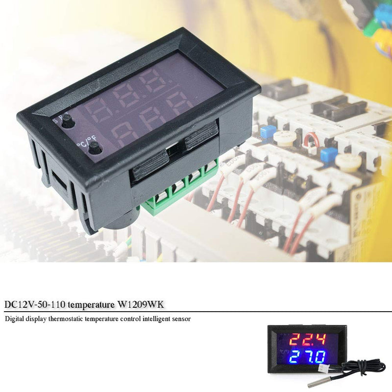 [Australia - AusPower] - Ximimark DC12V-50-110℃ W1209WK Digital Thermostat Temperature Control Smart Sensor Waterproof NTC Sensor 1Pcs 