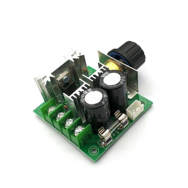 [Australia - AusPower] - Sipytoph 2 Pack 10A 12V-40V DC Motor Speed Controller 12V 24V PWM Variable Speed Regulator Governor Switch With Speed Control Knob for Arduino 