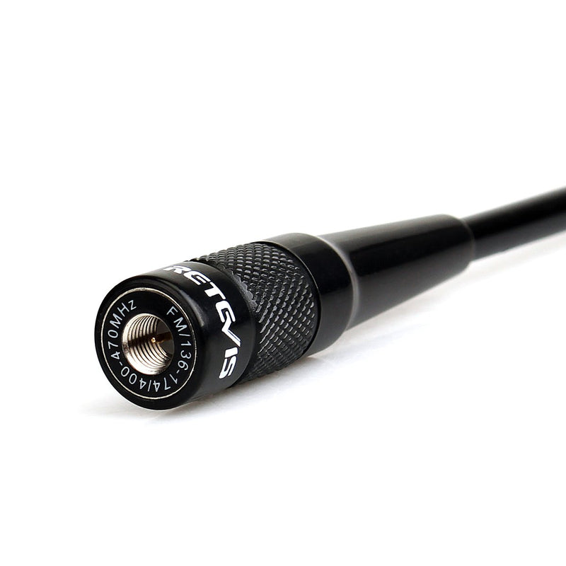 [Australia - AusPower] - Retevis Two Way Radio Antenna SMA-M Antenna 144/430MHz for RT1 RT85 RT81 RT82 RT87 RT3S RT83 TYT MD-380 UV8000D Baofeng BF-UV3R YAESU Walkie Talkies Dual Band Elite Whip Antenna (1 Pack) 