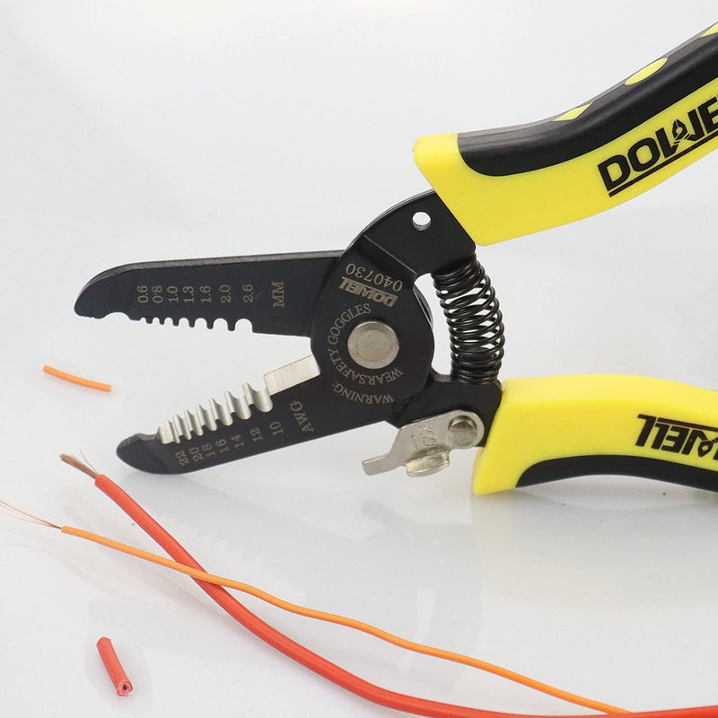 [Australia - AusPower] - DOWELL 22-30 AWG Wire Stripper Wire Stripping Tool Wire Cutter And Multi-Function Hand Tool，Professional Handle Design And Refined Craftsmanship. 