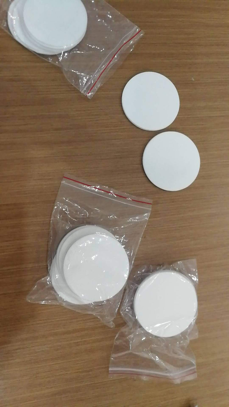 [Australia - AusPower] - 12 Synthetic Filter Discs for" Wide Mouth" 87mm jar lids Used for Mushroom Cultivation 