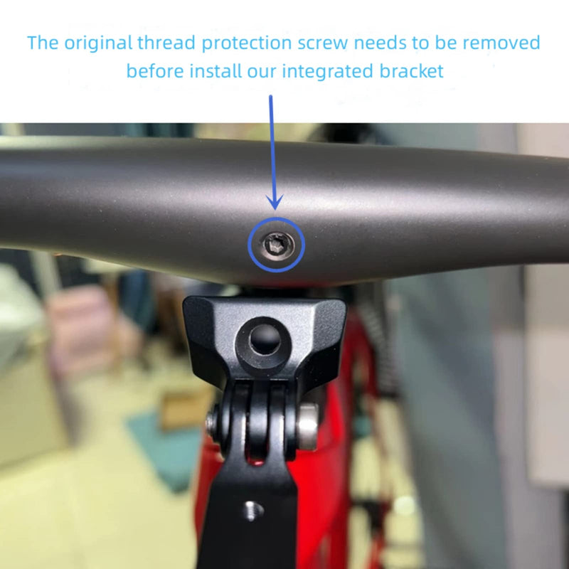 [Australia - AusPower] - Bike Computer Mount for T rek Madone SLR 7 Specialized Stem Bar Compatible with Garmin/Magen e/Bry ton/Wa hoo Adapter with Go Pro Mount Bracket Set 