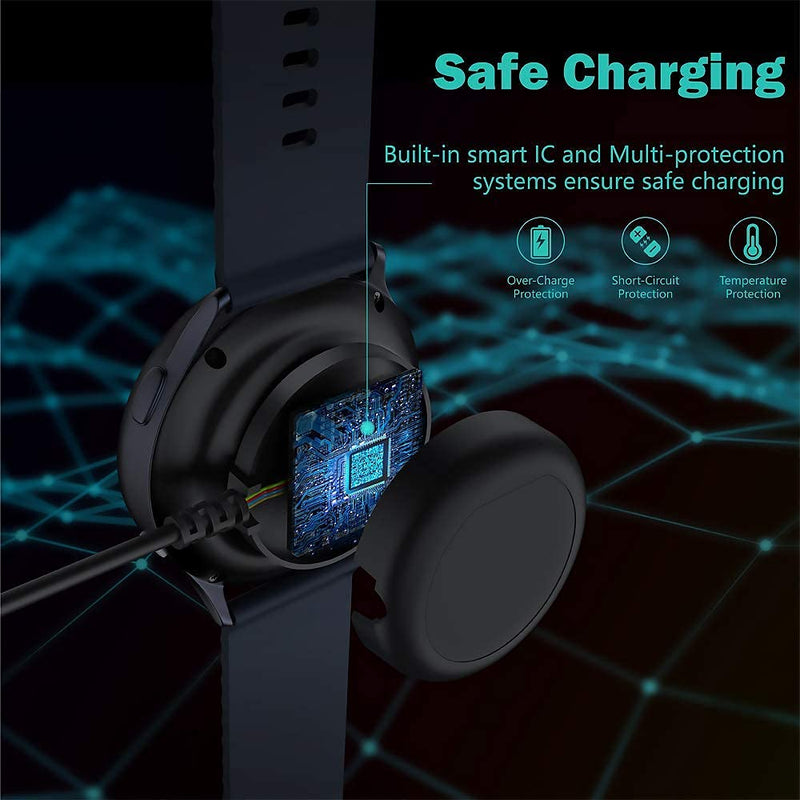 [Australia - AusPower] - Type C Galaxy Watch 4 Charger EMallee Charging Dock for Samsung Galaxy Watch 4 Classic Watch 3 Active & Active2 Accessories (USB-C Port) 