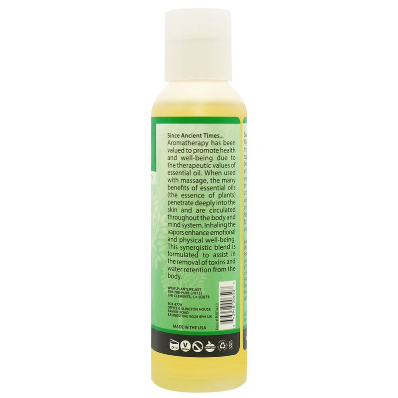 [Australia - AusPower] - Plantlife Aromatherapy Massage Oil (Detox, Lavender, Relax, Sore Muscle) - 4 Pack 