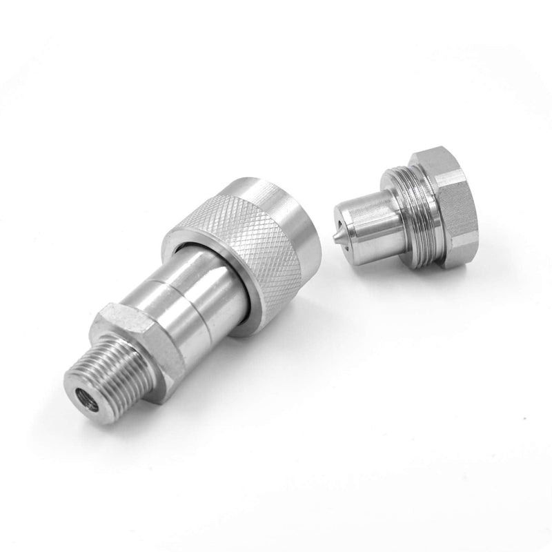 [Australia - AusPower] - 3/8" NPT Poppet High Duty 10000 PSI Quick Connect Coupling Coupler w/Dust Caps Interchangeable with Parker 3000 Replaces Enerpac C-604 