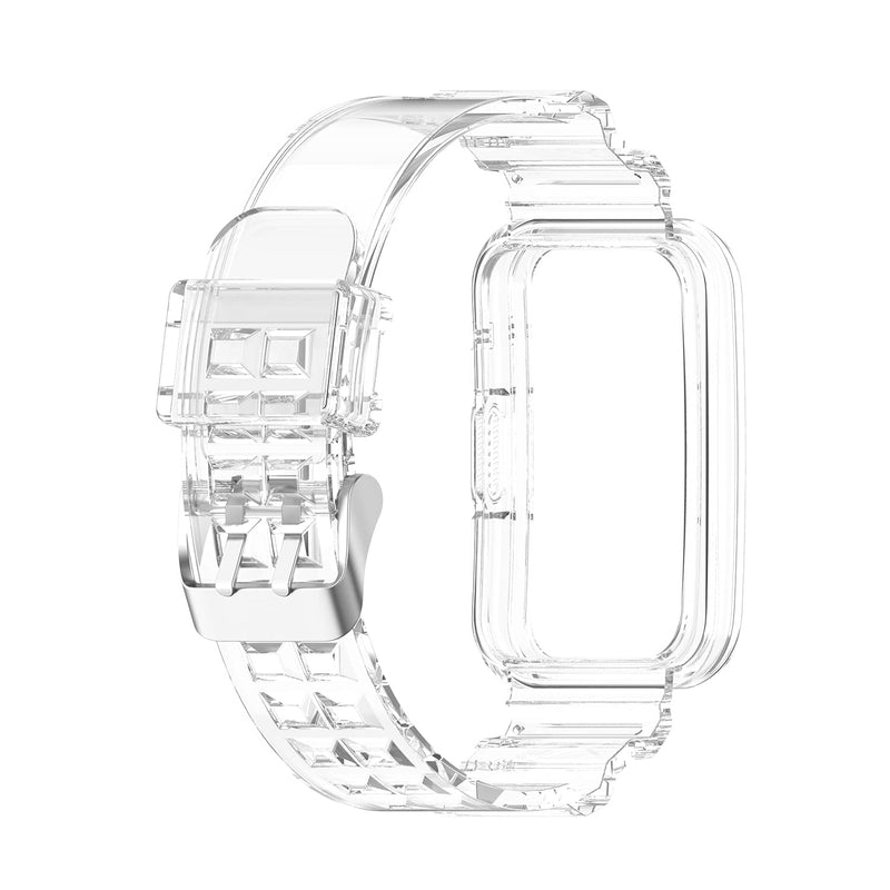 [Australia - AusPower] - Chofit Compatible with Huawei Watch fit Band with Case, Women Man Crystal Clear Jelly Protective Case Band for Huawei Watch fit Smartwatch 