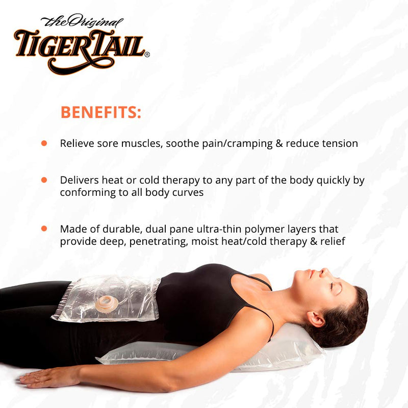 [Australia - AusPower] - Tiger Tail DrySoak Hot Water Therapy Bag, Large (5 Gallon), Made in USA (Sister Brand Fomentek) Large (5 Gallon – 21″ x 23″) 