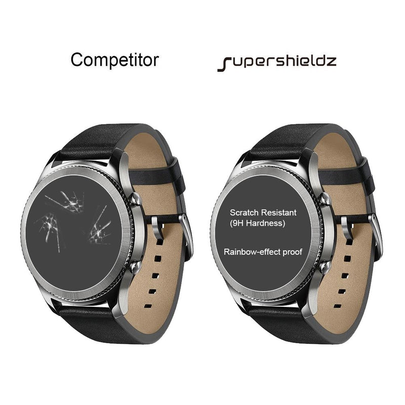 [Australia - AusPower] - (3 Pack) Supershieldz Designed for Fossil Gen 5 Smartwatch Carlyle HR Tempered Glass Screen Protector, Anti Scratch, Bubble Free 