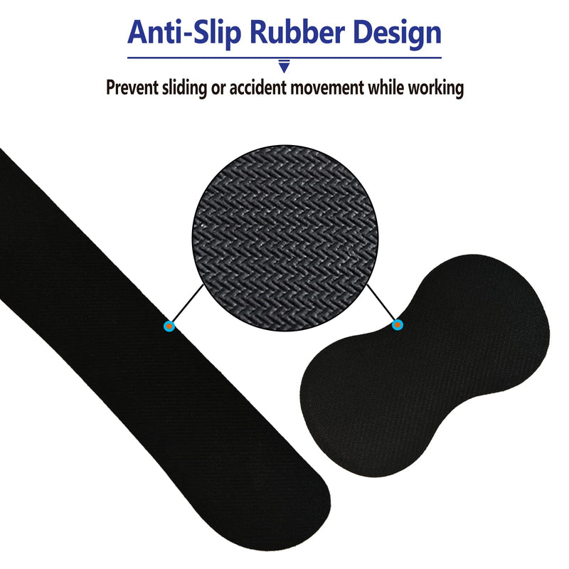 [Australia - AusPower] - ArtSo Keyboard Wrist Rest and Mouse Pad with Wrist Support Set Ergonomic Coaster, Memory Foam Mousepad 4 in 1 Non-Slip Rubber Base Durable Comfortable for Easy Typing Pain Relief, Starry Sky Galaxy 