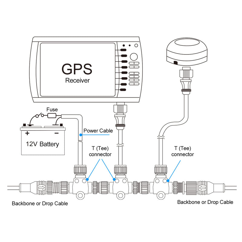 [Australia - AusPower] - NMEA 2000 (N2k) 5pin Micro Male Terminator,with 120-ohm Resistor,for Garmin Lowrance Simrad B&G Navico Networks NMEA 2000 (N2k). 