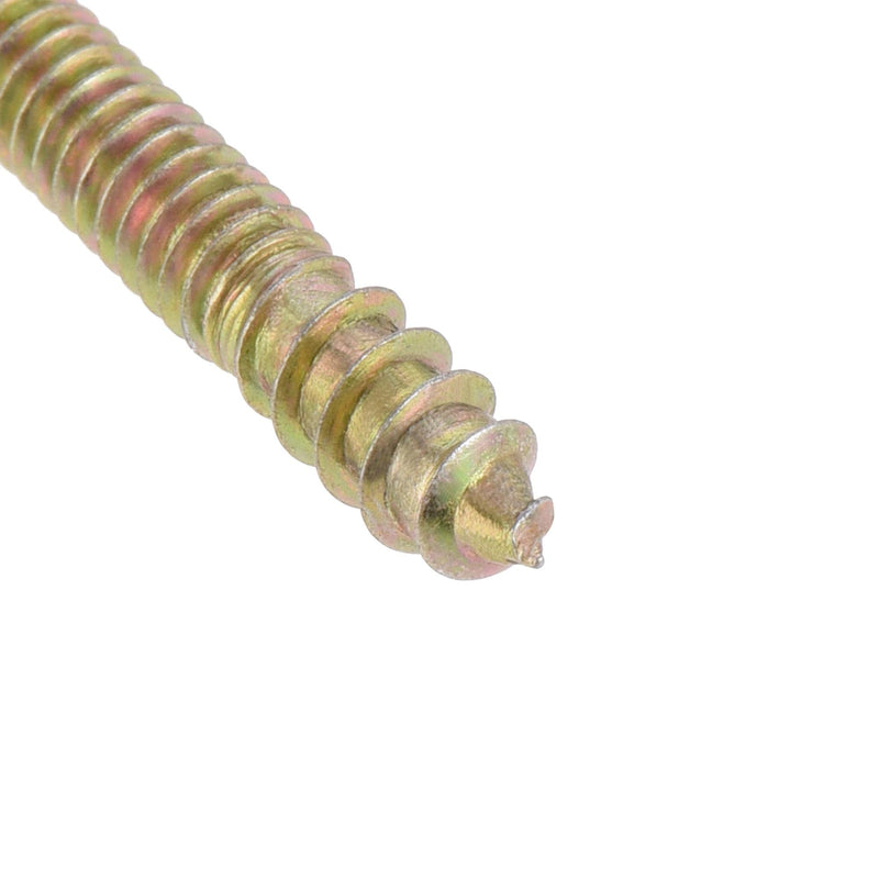 [Australia - AusPower] - uxcell 5/32-32 x 7/8" Hanger Bolts Double Head Dowel Screw for Wood Furniture 50pcs 