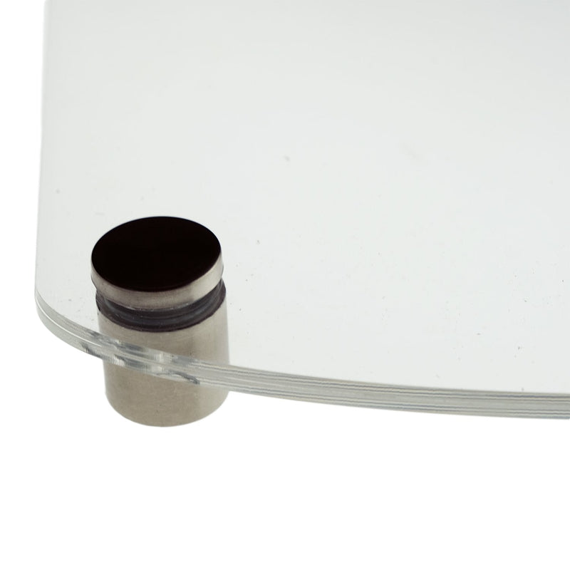 [Australia - AusPower] - Source One Deluxe Clear Acrylic Standoff Sign Holders 1 Sign, 2 Sign & 3 Signs Available (1 Sign, 1 Pack) 