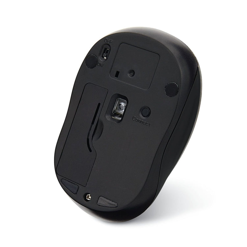 [Australia - AusPower] - Verbatim Wireless Silent Mouse 2.4GHz with Nano Receiver - Ergonomic, Blue LED, Noiseless and Silent Click for Mac and Windows - Graphite, 1.4" x 2.3" x 3.7" Graphite Mouse 