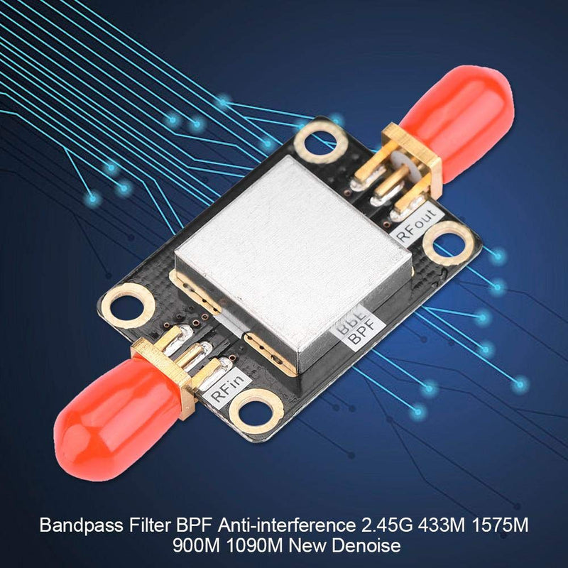 [Australia - AusPower] - YWBL-WH Bandpass SMA Filter BPF Anti-Interference 2.45G 433M 1575M 900M 1090M New Denoise SMA Interface 