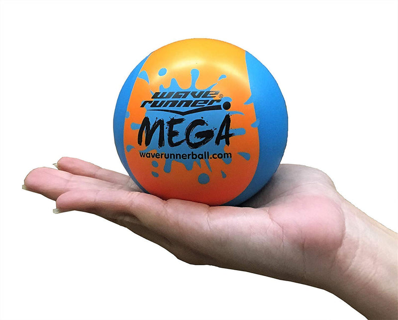 [Australia - AusPower] - Wave Runner Soft Foam Water Skipping Ball | 2-Pack Bundle | Speed Duo Set Includes Two Water Bouncing Balls Mega Ball & Grip Ball | Great Summer Toy for Beach Swimming Pool River Lake 