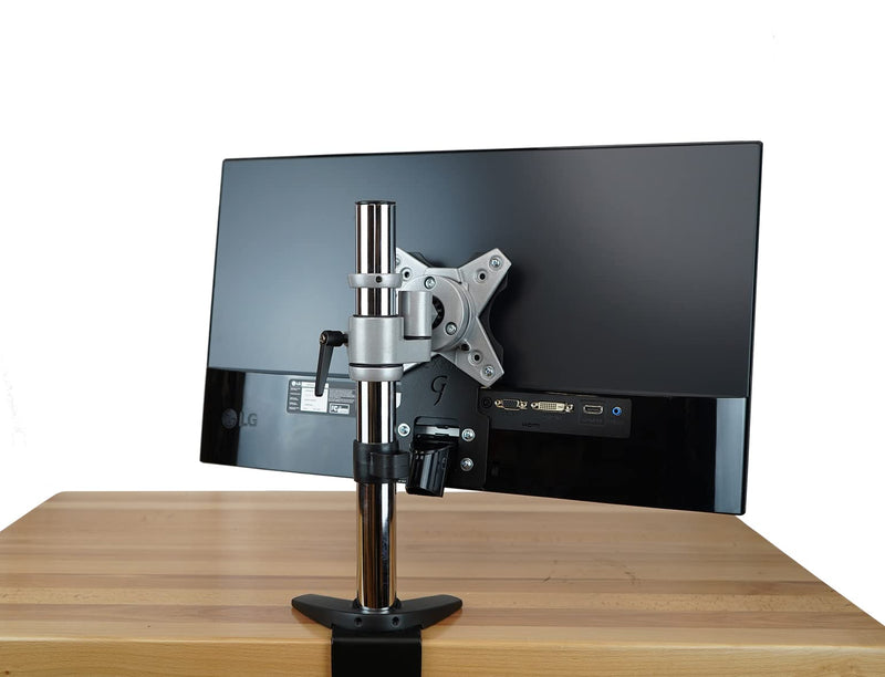 [Australia - AusPower] - Gladiator Joe Monitor Arm/Mount VESA Bracket Adapter Compatible with LG 24MP58VQ, 24MP58VQ-P, 24MP59G, 24MP59G-P, 24MP60VQ, 27MP58VQ, 27MP58VQ-P | Laser Cut | 100% Made in North America 