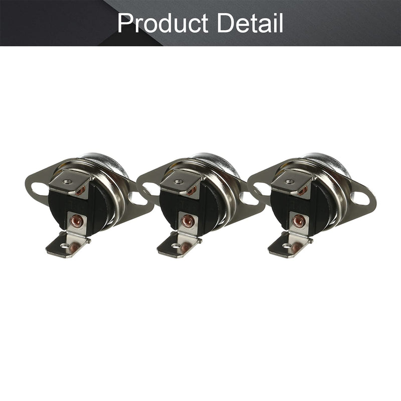 [Australia - AusPower] - Fielect 5Pcs KSD301 Thermostat 70°C/158°F Normally Closed N.C Snap Disc Limit Control Switch Microwave Thermostat Thermal Switch 