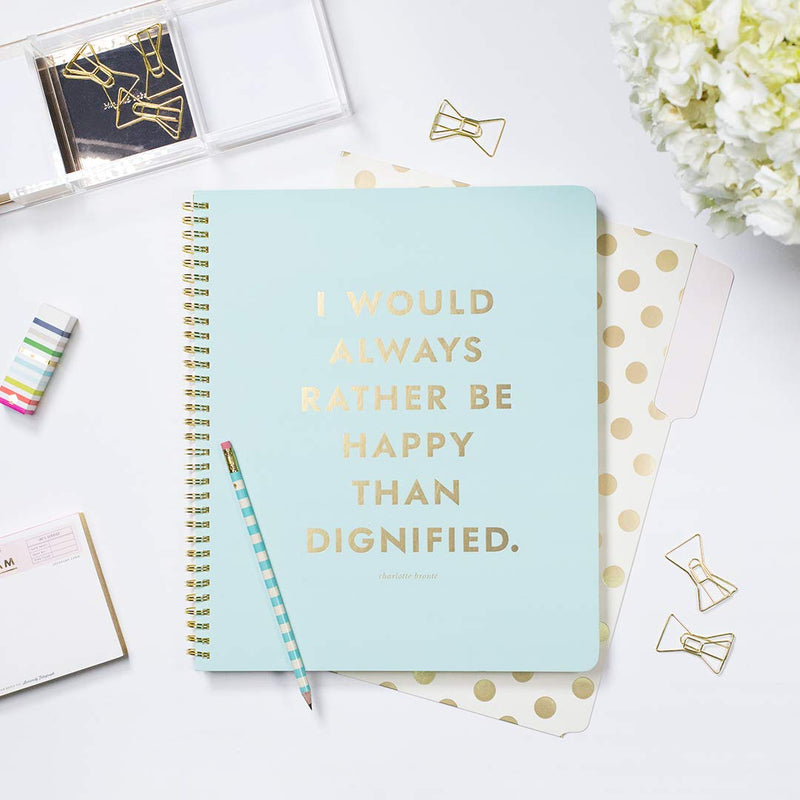 [Australia - AusPower] - Kate Spade Gold Foil Dots File Folders set of 6 