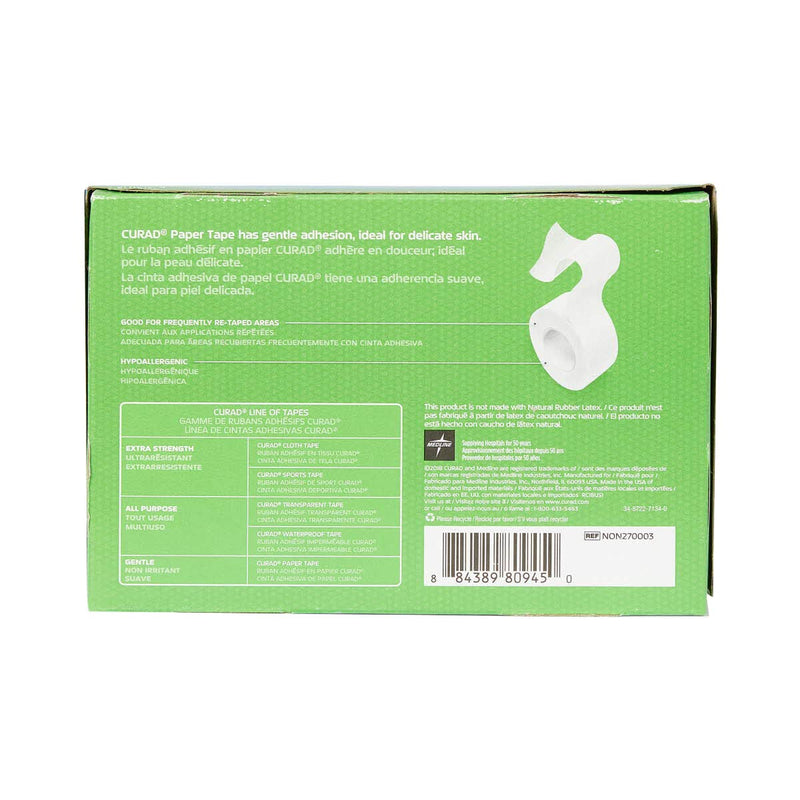 [Australia - AusPower] - Curad Paper First Aid Tape, Medical Paper Tape, Each Roll is 3" x 10 yd (Box of 4 Rolls) 