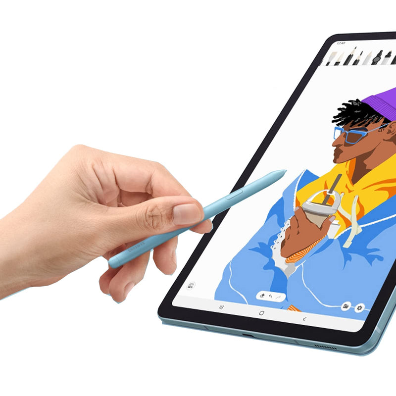 [Australia - AusPower] - Tab S6 Lite Pen Replacement S Pen for Samsung Galaxy Tab S6 Lite (EJ-PP610) Stylus Pen+Tips/Nibs(Angora Blue) 