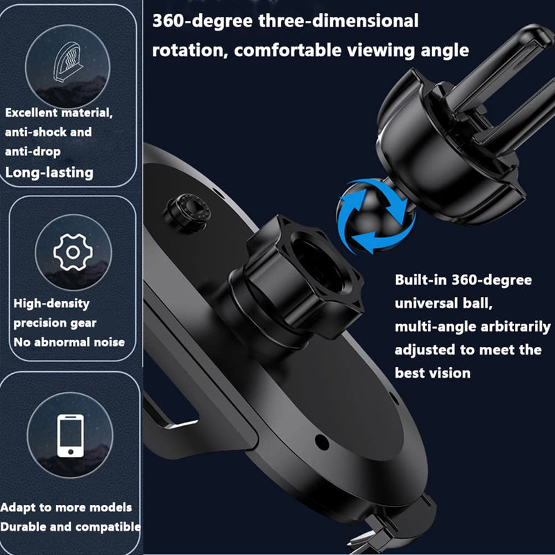 [Australia - AusPower] - Car Phone Holder Mount,Sporthomer Phone Holder Car Vent,Adjustable 360°Rotation & One-Button-Release Universal Cell Phone Holder car for iPhone/Samsung Galaxy/Huaweiwei 