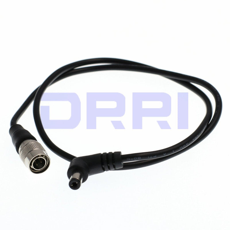 [Australia - AusPower] - DRRI 4Pin Hirose Male to Elbow 2.1mm DC for Sound Devices 633/644/688,Zoom F8 Recorder/ZAXCOM Blackmagic 