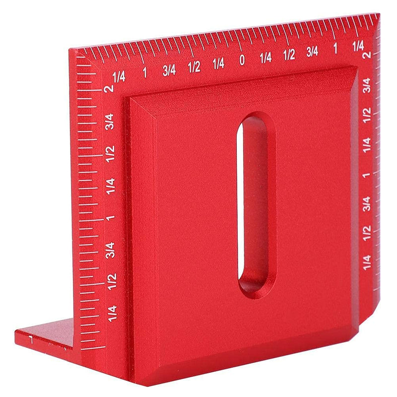 [Australia - AusPower] - 90 Degrees Woodworking Gauge, High Measurement Accuracy Aluminum Alloy Right Angle Line Scriber Marking Ruler for Carpenter 