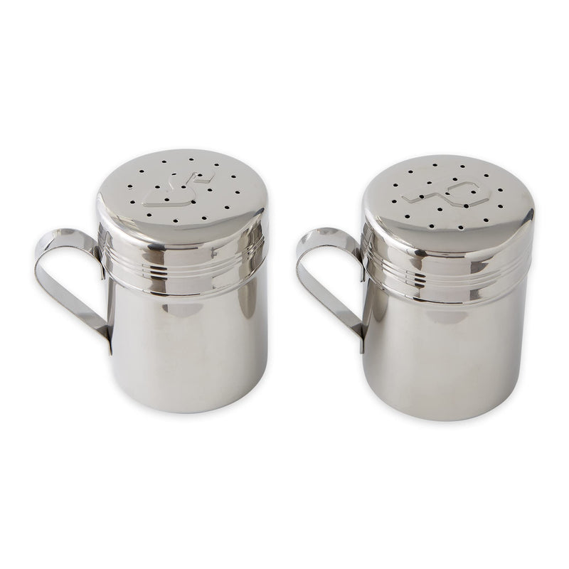 [Australia - AusPower] - RSVP Endurance 18/8 Stainless Steel Stove Top Salt and Pepper Shakers, 10 ounce (.3L) 