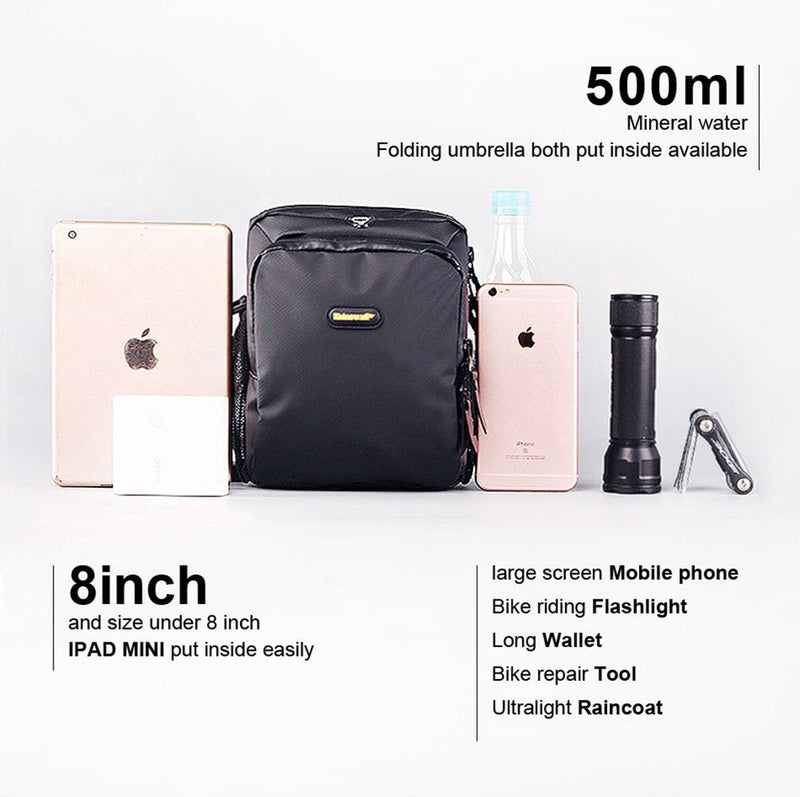 [Australia - AusPower] - Rhinowalk Bike Handlebar Bag,Bike Front Bag Road Bike Bag Bike Frame Bag Bike Basket Bag Bicycle Bag Professional Cycling Accessories 
