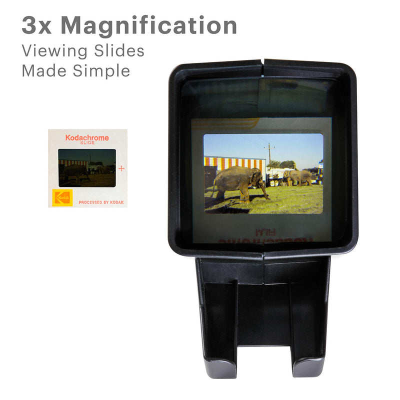 [Australia - AusPower] - KODAK 35mm Slide and Film Viewer - Battery Operation, 3X Magnification, LED Lighted Viewing – for 35mm Slides & Film Negatives 