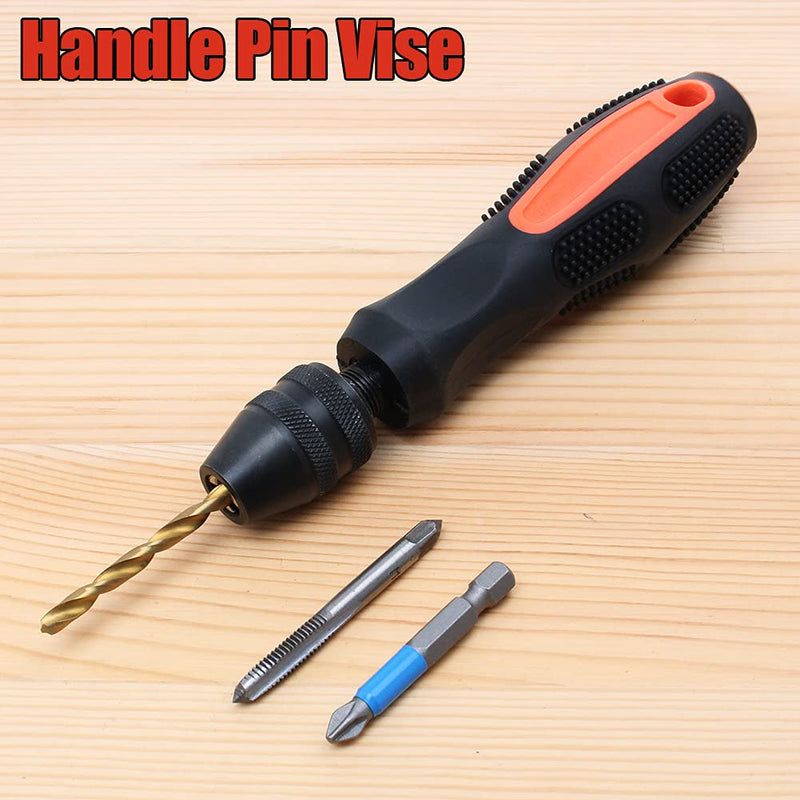 [Australia - AusPower] - AUTOTOOLHOME Adjustable Pin Vise Hand Drill Chuck Capacity 0-5/16" Model Hobby Tool fit Drill Bit Screwdriver Bits 