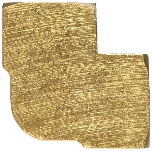 [Australia - AusPower] - Anderson Metals 56100-04 Brass Pipe Fitting, Barstock 90 Degree Elbow, 1/4" x 1/4" Female Pipe 1/4" x 1/4" 