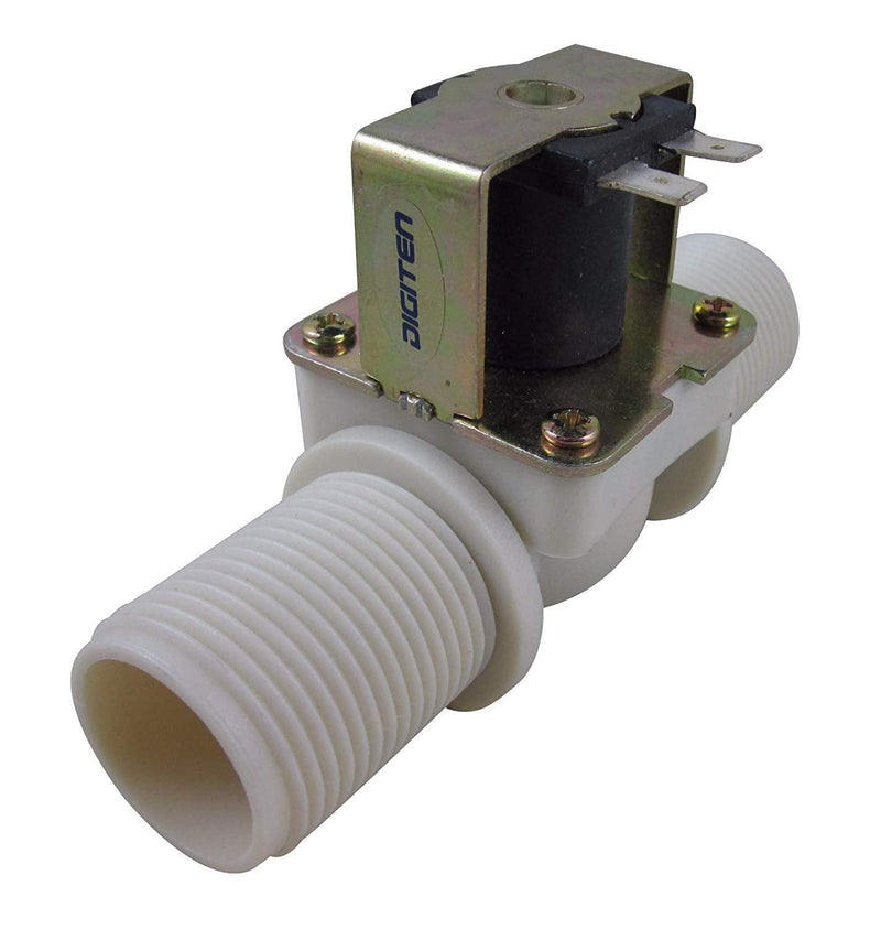 [Australia - AusPower] - DIGITEN Water Flow Control Meter LCD Display Controller+G1" Water Flow Hall Effect Sensor Flow Meter 1-60L/min+G1" Solenoid Valve Normally Closed N/C+DC 12V Power Adapter 