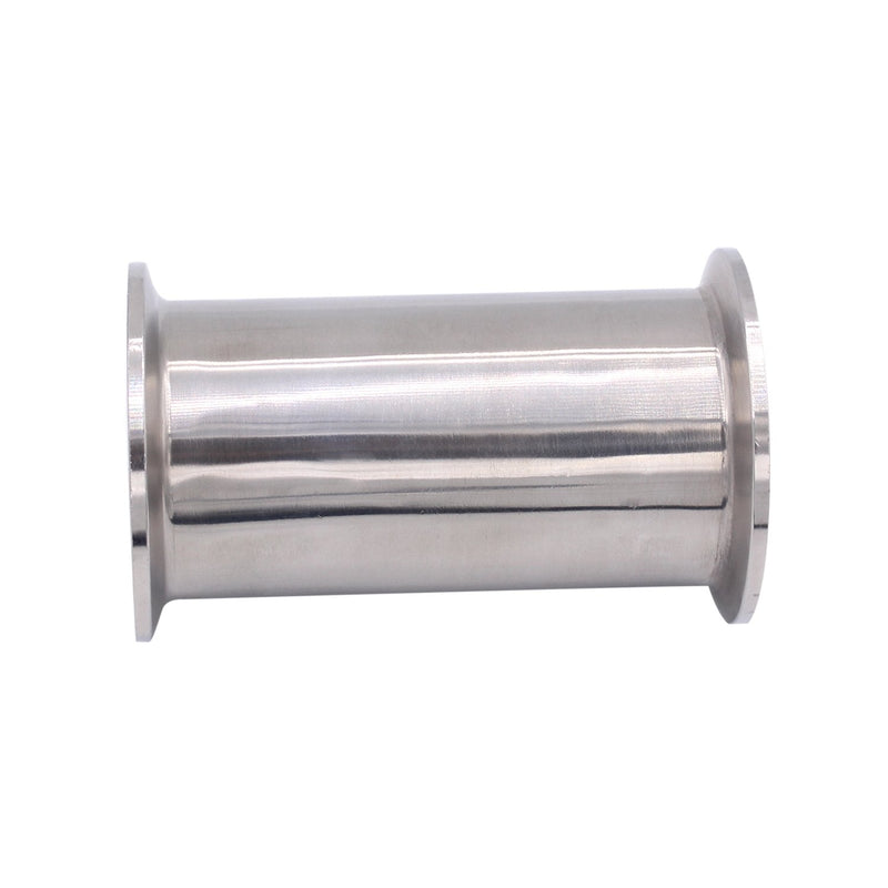 [Australia - AusPower] - DERNORD Sanitary Spool Tube with Clamp Ends,Stainless Steel 304 Seamless Round Tubing with 1.5 inch Tri Clamp 50.5MM Ferrule Flange (Tube Length: 2 Inch / 51MM) Tube Length: 2 inch /51 mm 