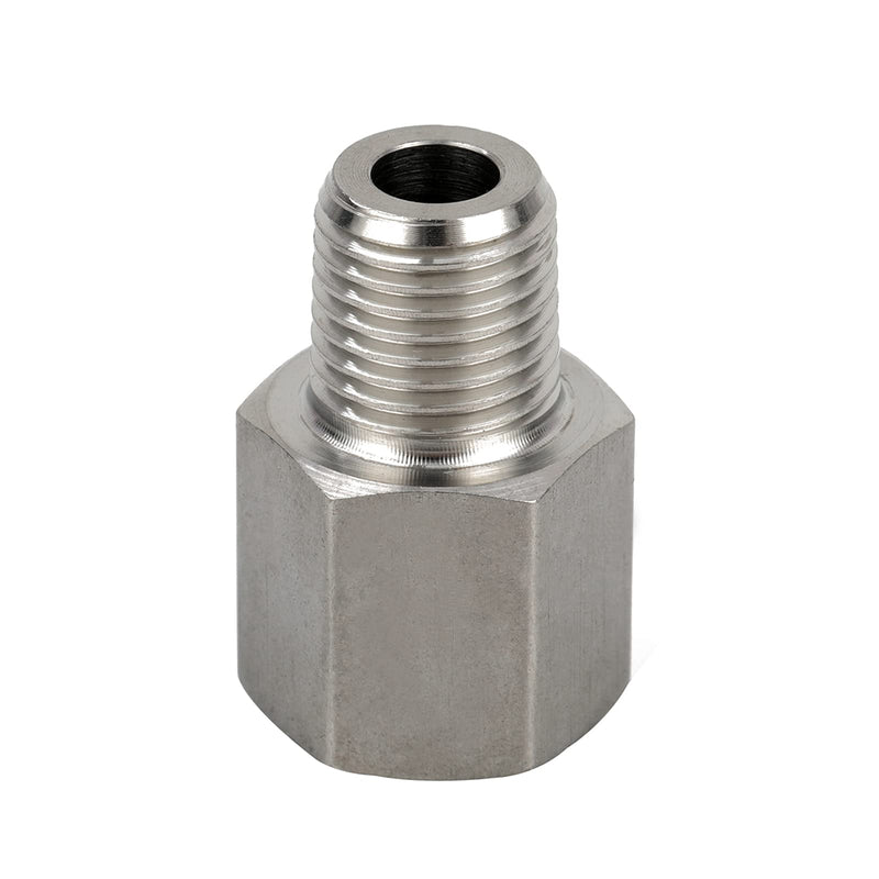 [Australia - AusPower] - Metalwork 304 Stainless Steel Forged Pipe Fitting Converter Adapter, G 1/4“ Female Thread to 1/4" NPT Male 2000psi (1 Pc) G 1/4" Female x 1/4" NPT Male 1 Pcs 